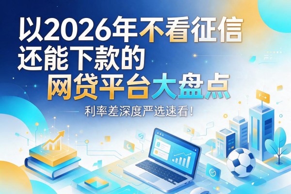 2026年不看征信还能下款的网贷平台大盘点，利率差深度严选速看！
