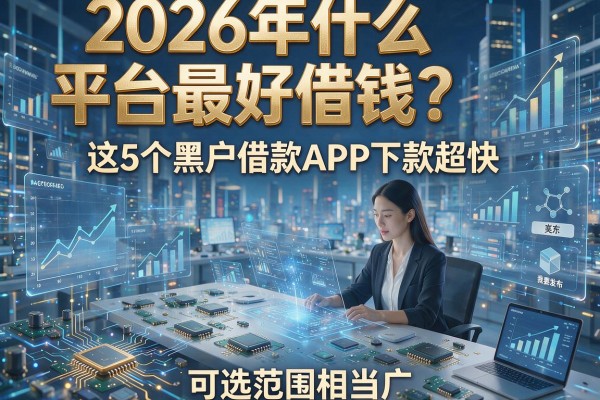 2026年什么平台最好借钱？这5个黑户借款APP下款超快，可选范围相当广！