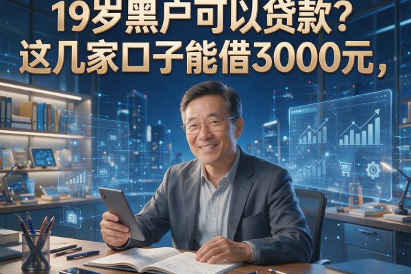 19岁黑户可以贷款？这几家口子能借3000元，速看！