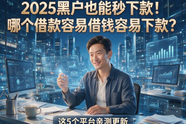 2025黑户也能秒下款！哪个借款容易借钱容易下款？这5个平台亲测更新