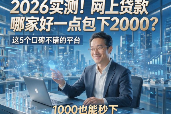 2026实测！网上贷款哪家好一点包下2000？这5个口碑不错的平台，1000也能秒下