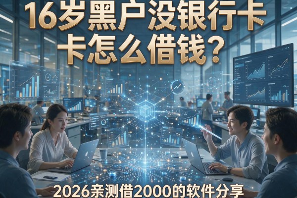 16岁黑户没银行卡怎么借钱？2026亲测借2000的软件分享