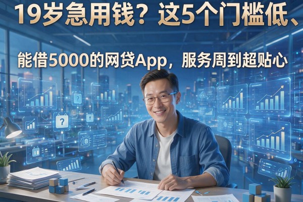 19岁急用钱？这5个门槛低、能借5000的网贷App，服务周到超贴心！