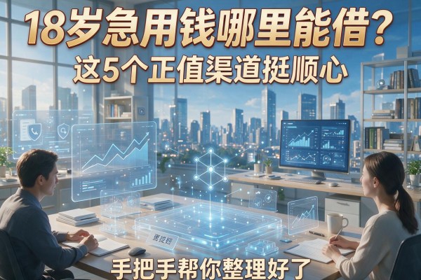 18岁急用钱哪里能借？这5个正规渠道挺顺心，手把手帮你整理好了！