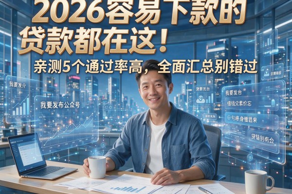 2026容易下款的贷款都在这!亲测5个通过率高,全面汇总别错过