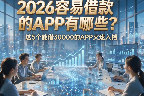 2026容易借款的APP有哪些？这5个能借30000的APP火速入档！