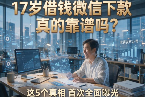 17岁借钱微信下款真的靠谱吗?这5个真相首次全面曝光!