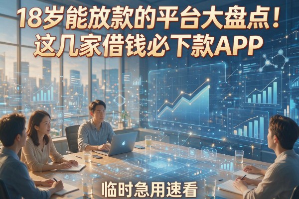 18岁能放款的平台大盘点！这几家借钱必下款APP，临时急用速看