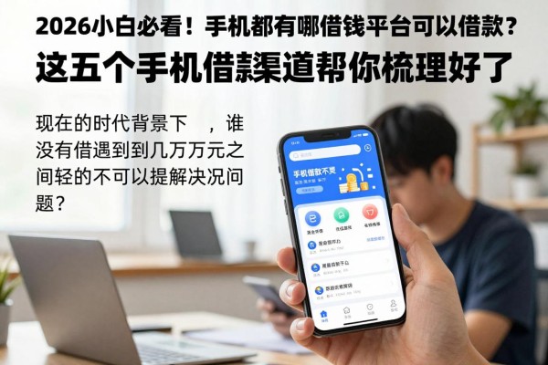 2026小白必看!手机都有哪些借钱平台可以借款?这五个手机借款渠道帮你梳理好了