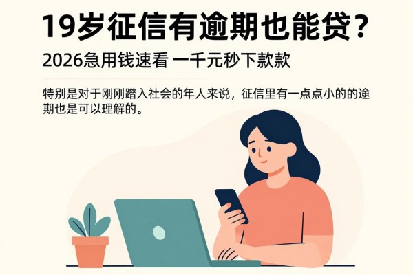 19岁征信有逾期也能贷?2026急用钱速看这5个一千元秒下款网贷