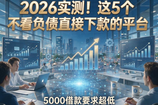 2026实测!这5个不看负债直接下款的平台,5000借款要求超低