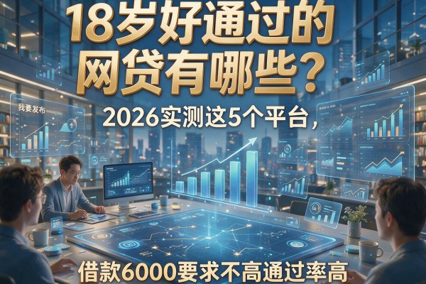 18岁好通过的网贷有哪些？2026实测这5个平台，借款6000要求不高通过率高