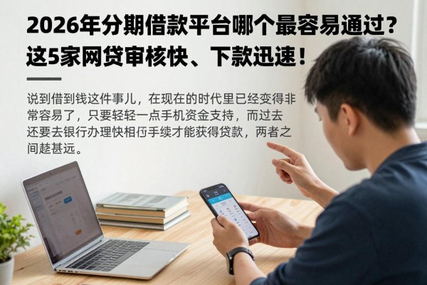 2026年分期借款平台哪个最容易通过？这5家网贷审核快、下款迅速！