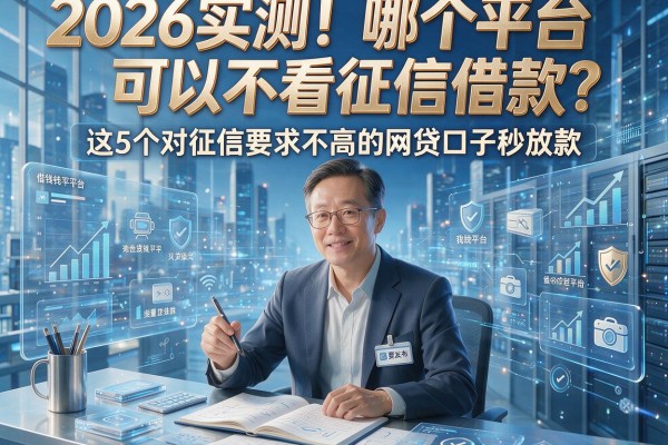 2026实测！哪个平台可以不看征信借款？这5个对征信要求不高的网贷口子秒放款