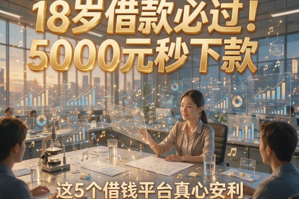 18岁借款必过！5000元秒下款，这5个借钱平台真心安利
