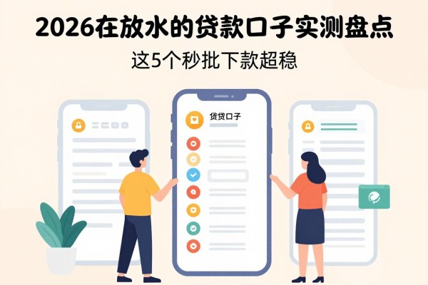 2026在放水的贷款口子实测盘点!这5个秒批下款超稳