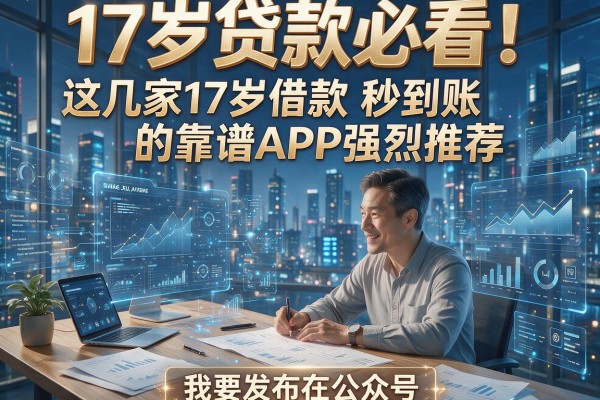 17岁贷款必看！这几家17岁借款秒到账的靠谱APP强烈推荐