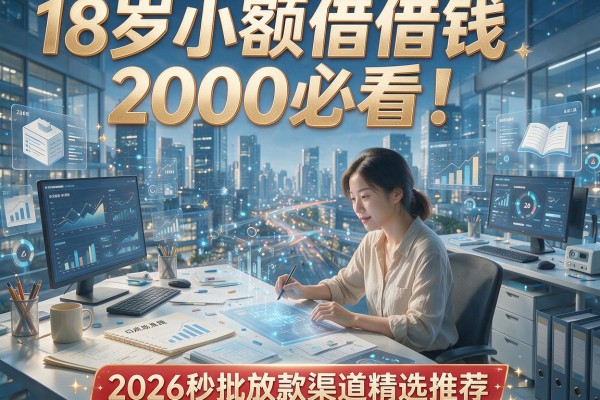 18岁小额借钱2000必看!2026秒批放款渠道精选推荐