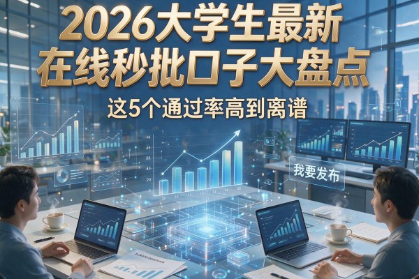 2026大学生最新在线秒批口子大盘点,这5个通过率高到离谱!