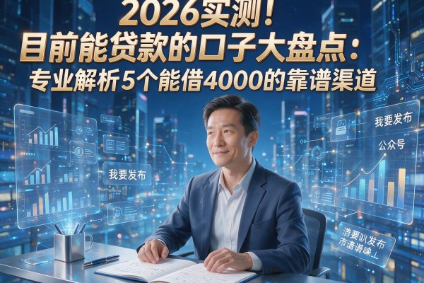 2026实测！目前能贷款的口子大盘点：专业解析5个能借4000的靠谱渠道
