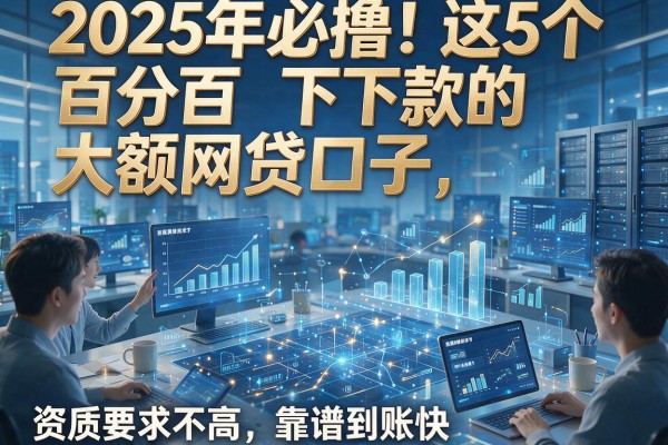 2025年必撸！这5个百分百下款的大额网贷口子，资质要求不高，靠谱到账快！