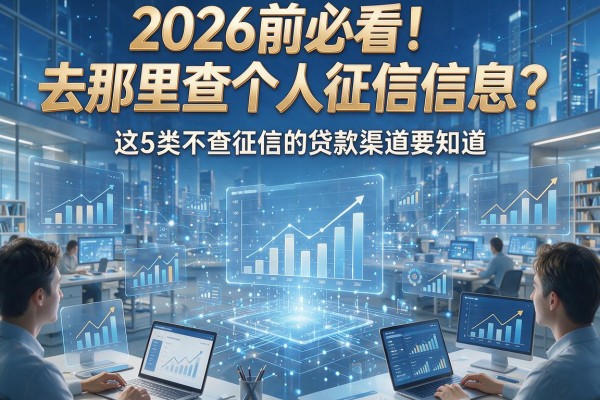 2026前必看!去那里查个人征信信息?这5类不查征信的贷款渠道要知道