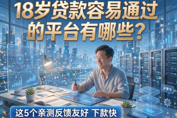 18岁贷款容易通过的平台有哪些？这5个亲测反馈友好、下款快！