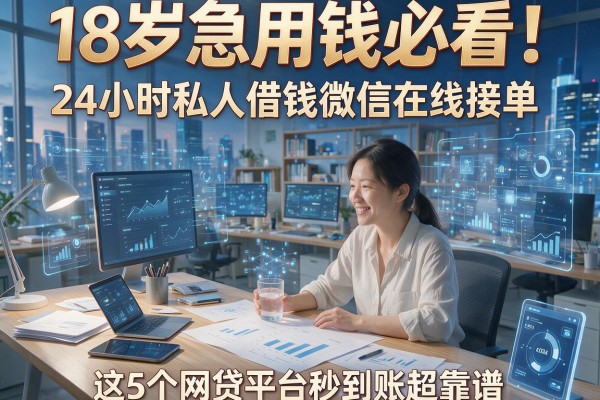18岁急用钱必看!24小时私人借钱微信在线接单,这5个网贷平台秒到账超靠谱