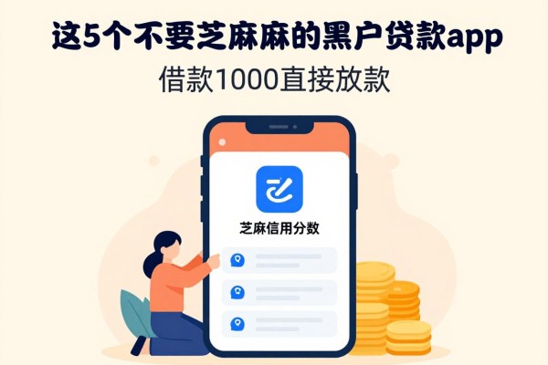 2026实测！这5个不要芝麻的黑户贷款app，借款1000直接放款