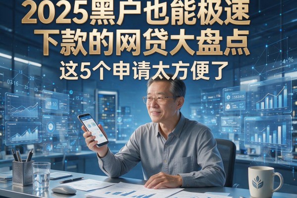 2025黑户也能极速下款的网贷大盘点，这5个申请太方便了！