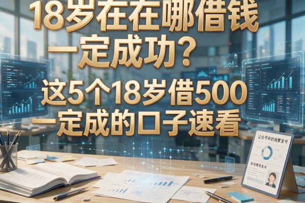 18岁在哪借钱一定成功?这5个18岁借500一定成的口子速看
