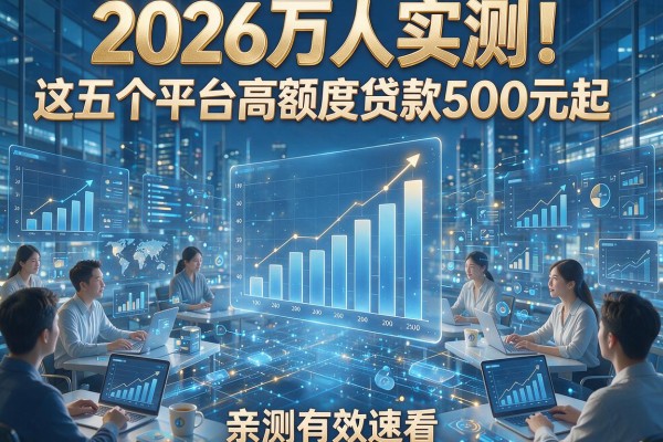 2026万人实测！这五个平台高额度贷款500元起，亲测有效速看