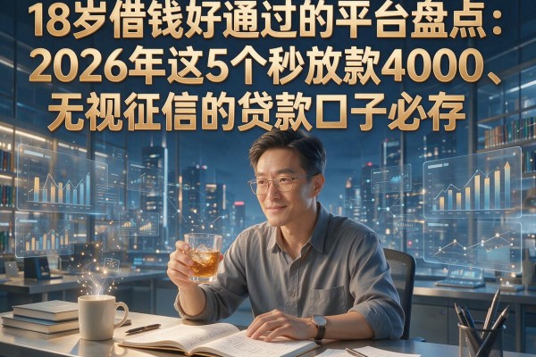 18岁借钱好通过的平台盘点:2026年这5个秒放款4000、无视征信的贷款口子必存