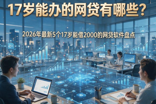 17岁能办的网贷有哪些?2026年最新5个17岁能借2000的网贷软件盘点