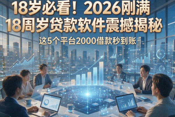 18岁必看！2026刚满18周岁贷款软件震撼揭秘，这5个平台2000借款秒到账