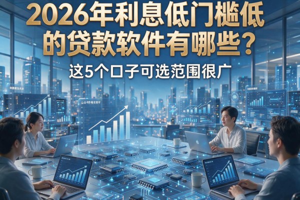 2026年利息低门槛低的贷款软件有哪些？这5个口子可选范围很广！