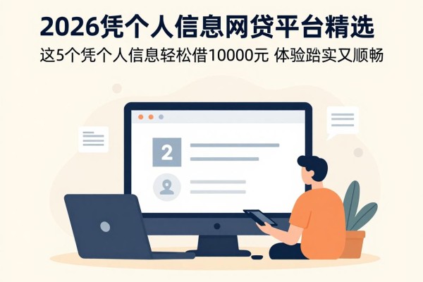 2026凭个人信息网贷平台精选：这5个凭个人信息轻松借10000元，体验踏实又顺畅