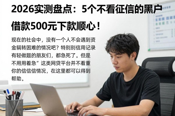 2026实测盘点:5个不看征信的黑户好贷网贷口子,借款500元下款顺心!