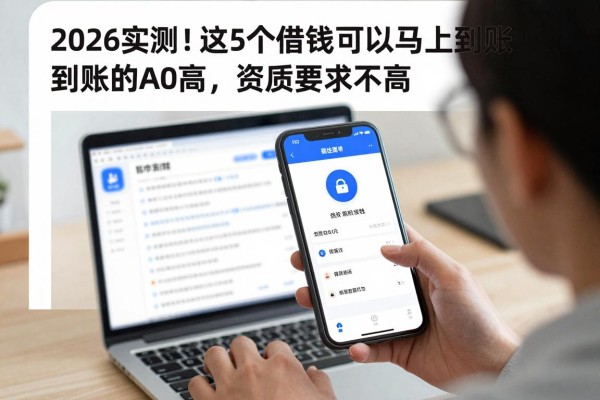 2026实测!这5个借钱可以马上到账的app,资质要求不高,贷款5000元秒下款超便捷