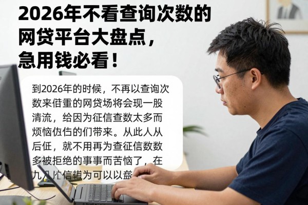 2026年不看查询次数的网贷平台大盘点,急用钱必看!