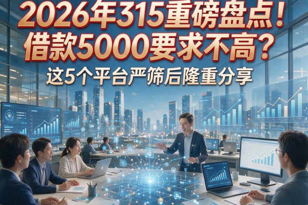 2026年315重磅盘点:借款5000要求不高?这5个平台严筛后隆重分享!