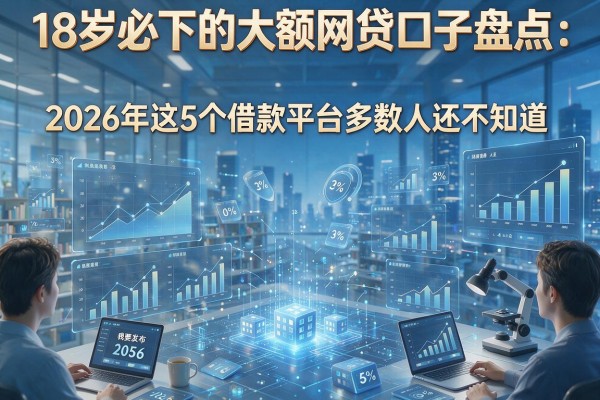 18岁必下的大额网贷口子盘点：2026年这5个借款平台多数人还不知道