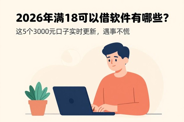 18岁必看！2026年满18可以借钱的软件有哪些？这5个3000元口子实时更新，遇事不慌