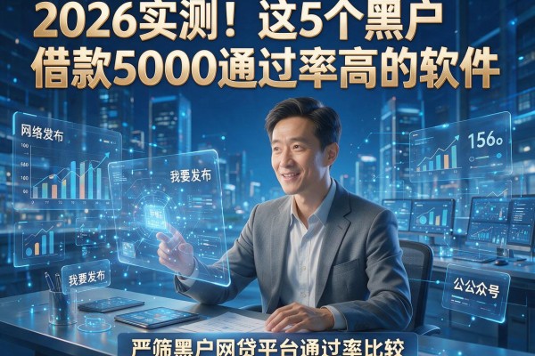 2026实测！这5个黑户借款5000通过率高的软件，严筛黑户网贷平台通过率比较