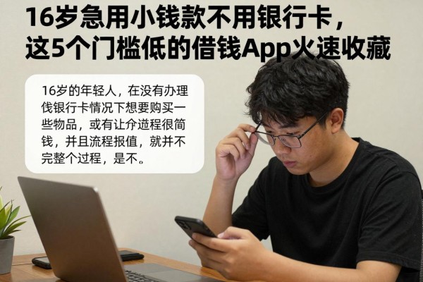 16岁急用小额贷款不用银行卡,这5个门槛低的借钱App火速收藏