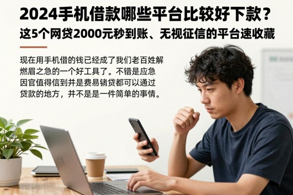 2024手机借款哪些平台比较好下款？这5个网贷2000元秒到账、无视征信的平台速收藏！