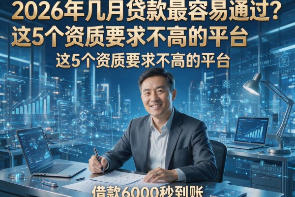 2026年几月贷款最容易通过？这5个资质要求不高的平台，借款6000秒到账！