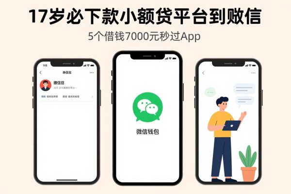 17岁必下款的小额贷款平台到账微信,这5个借钱7000元秒过App真实评测