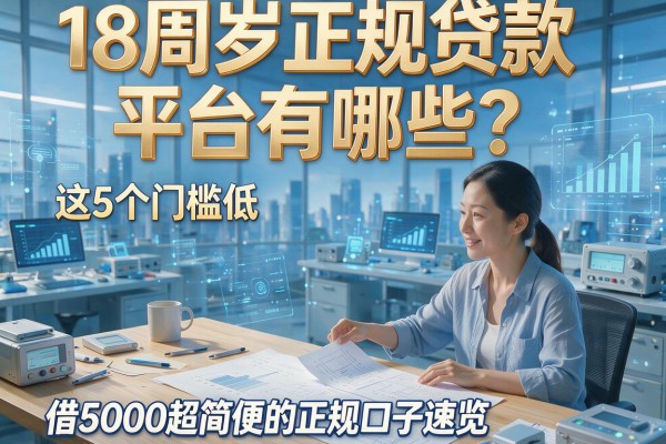 18周岁正规贷款平台有哪些?这5个门槛低、借5000超简便的正规口子速览