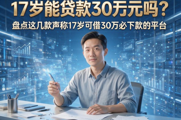 17岁能贷款30万元吗？盘点这几款声称17岁可借30万必下款的平台